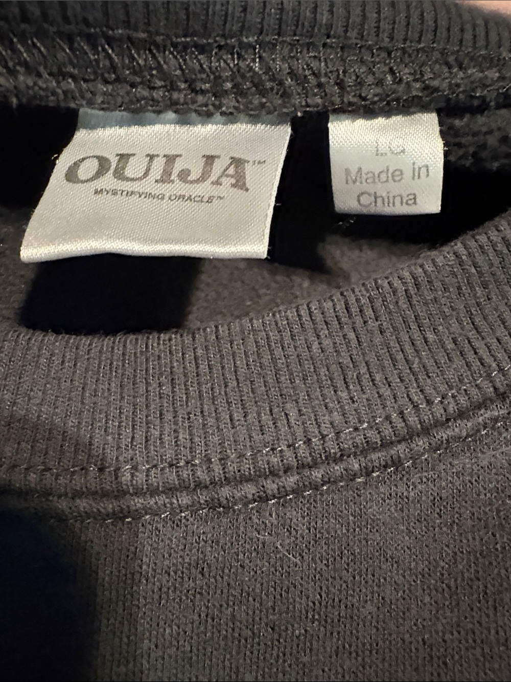 Ouija Graphic Black Crewneck Sweatshirt - Picture 4 of 5